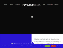 Tablet Screenshot of flycastmedia.co.uk